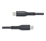 StarTech.com Cavo di Ricarica USB-C da 3m, cavo USB C, cavo di ricarica USB 2.0 Tipo-C per laptop, power delivery 60W 3A, rivestimento in TPE, cavo di trasferimento dati USB-C, M/M