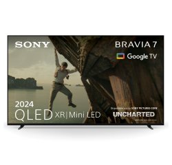 Sony BRAVIA 7 QLED (XR l Mini LED) 65 pollici 4K HDR Google Smart TV (2024) | Gaming menu for PlayStation 5, IMAX Enhanced, Dolby Vision Atmos, Chromecast, AirPlay, 120Hz 65XR70