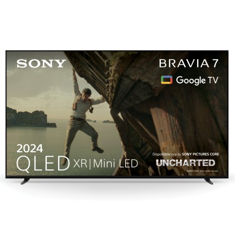 Sony BRAVIA 7 QLED (XR l Mini LED) 65 pollici 4K HDR Google Smart TV (2024) | Gaming menu for PlayStation 5, IMAX Enhanced, Dolby Vision Atmos, Chromecast, AirPlay, 120Hz 65XR70