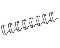 Reliure métallique fellowes relieur pas 3:1 34 boucles a4 1/4 in diamètre 6.4mm coloris noir boîte 100 unités