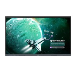 BenQ RE8605E tableau blanc interactif 2,18 m (86") 3840 x 2160 pixels Écran tactile Noir USB