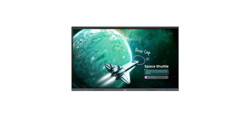 BenQ RE8605E tableau blanc interactif 2,18 m (86") 3840 x 2160 pixels Écran tactile Noir USB