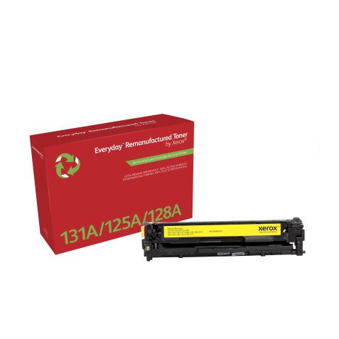 Remanufacturé Everyday Toner remanufacturé Jaune Everyday™ de Xerox compatible avec HP 131A (CF212A), Capacité standard