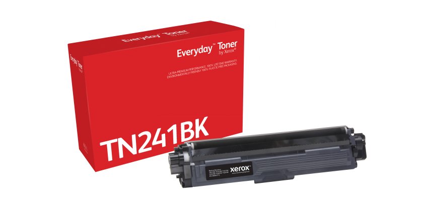 El tóner Everyday™ Negro de Xerox es compatible con Brother TN241BK, Capacidad estándar