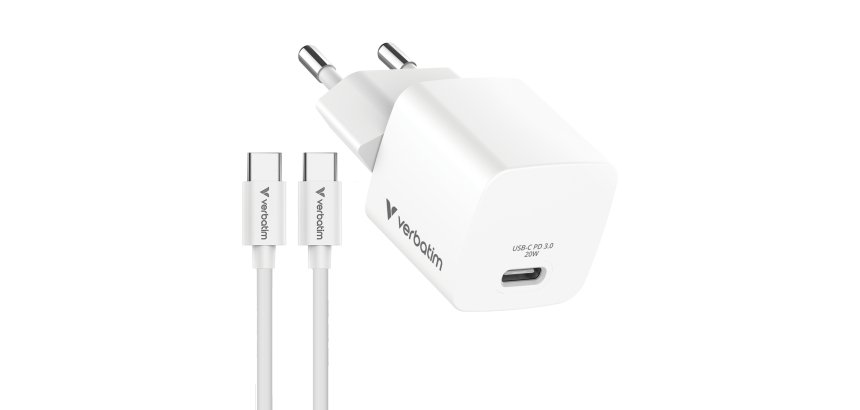 Verbatim 32396 chargeur d'appareils mobiles Universel Blanc Secteur Charge rapide Intérieure