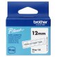 Brother BTAG-135 ruban d'étiquette Blanc sur transparent