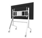 Neomounts FL50-575WH1 Support au sol mobile pour écran 65-115" - installation rapide - TÜV