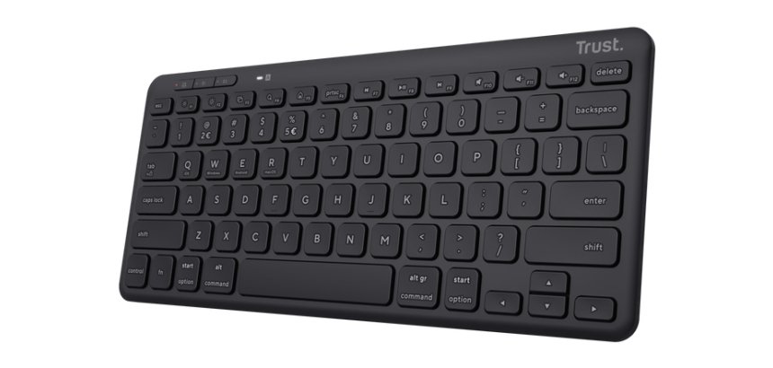 Trust Lyra clavier Maison Bluetooth AZERTY Français Noir