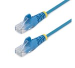 StarTech.com 2 m Cat6-Kabel - Schlank - Snagless RJ45-Anschlüsse - Blau