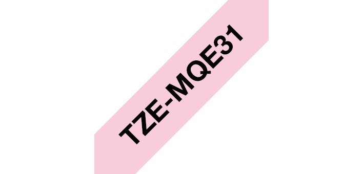 Brother TZe-MQE31 - laminated tape - 1 cassette(s) - Roll (1.2 cm x 8 m)