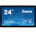 iiyama ProLite TF2415MC-B2 écran plat de PC 60,5 cm (23.8") 1920 x 1080 pixels Full HD LED Écran tactile Multi-utilisateur Noir