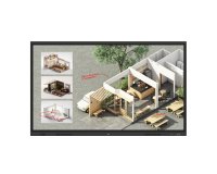LG CreateBoard Standard lavagna interattiva 190,5 cm (75") 3840 x 2160 Pixel Touch screen Nero