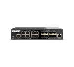 QNAP QSW-M3216R-8S8T commutateur réseau Géré L2/L3 10G Ethernet (100/1000/10000) 1U Noir