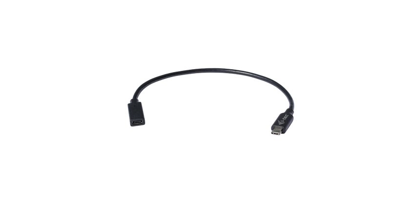 i-tec C31EXTENDCBL câble USB 0,3 m USB 3.1 Type-C Noir