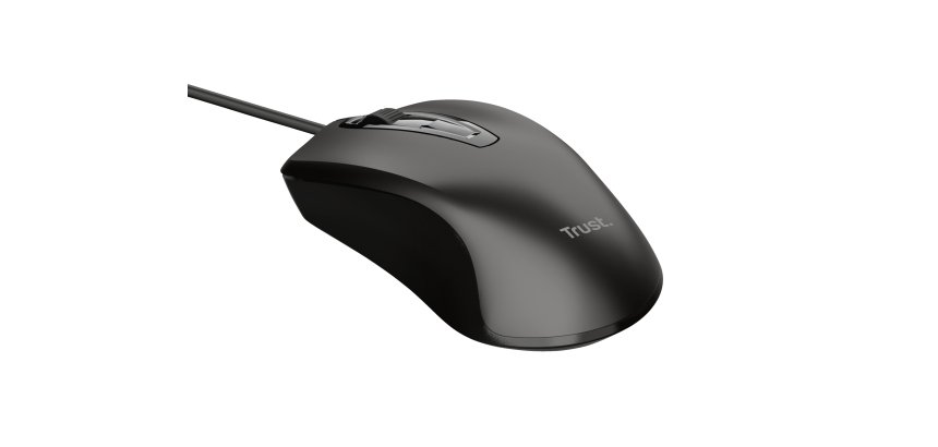 Trust 24657 ratón Oficina Ambidextro USB tipo A Óptico 1200 DPI