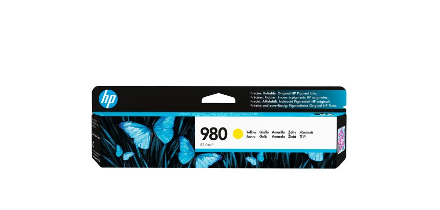 HP 980 Cartouche d'encre jaune authentique