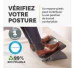 Fellowes Repose-pieds réglable Office Suites Microban