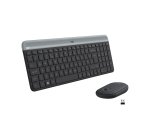 Logitech Slim MK470 teclado Ratón incluido Universal RF inalámbrico QWERTY Español Grafito