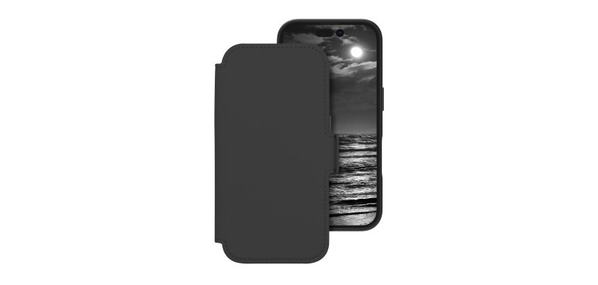 dbramante1928 Lynge MS ICON mobiele telefoon behuizingen Folioblad Zwart