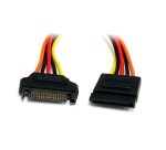 StarTech.com Cable de 30cm de Extensión de Alimentación Corriente SATA - 15 pines