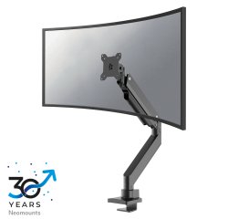 Neomounts NM-D775BLACKPLUS Support d'écran à fixer 10-49" - ressort à gaz - Topfix - arrêt 180°