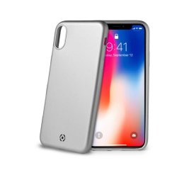 Celly SOFTMATT900SV custodia per cellulare 14,9 cm (5.85") Cover Argento