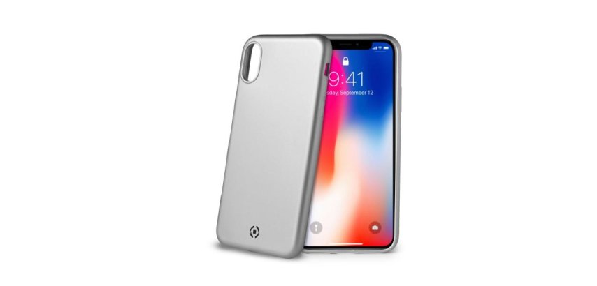 Celly SOFTMATT900SV custodia per cellulare 14,9 cm (5.85") Cover Argento