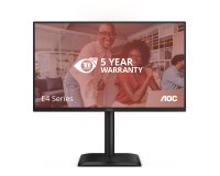 AOC E4 24E4CV écran plat de PC 60,5 cm (23.8") 1920 x 1080 pixels Full HD LED Noir
