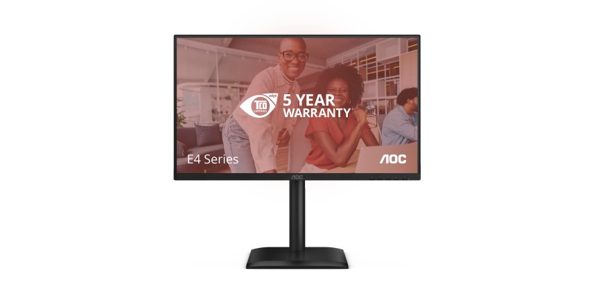 AOC E4 24E4CV écran plat de PC 60,5 cm (23.8") 1920 x 1080 pixels Full HD LED Noir