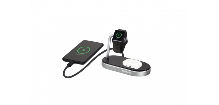 Verbatim WCS-02 Universal Black USB Wireless Charging Fast Charge Indoor