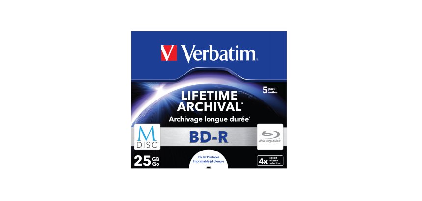 Verbatim M-Disc - BD-R x 5 - 25 GB - Speichermedium