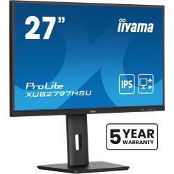 iiyama ProLite XUB2797HSU-B2 écran plat de PC 68,6 cm (27") 1920 x 1080 pixels Full HD LED Noir