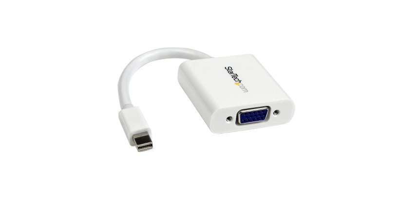 StarTech.com Adaptateur mini DisplayPort vers VGA - Blanc - 1080p - Adaptateur Convertisseur d'Écran Mini DisplayPort/Mini Display/Mini DP Thunderbolt vers VGA - Convertisseur Mini DP vers VGA