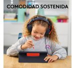 Logitech Zone Learn, pulsera con correa y micrófono para estudiantes, cómoda y regulable para adaptar todas las dimensiones de la prueba de los niños, AUX de 3,5 mm, USB-A y USB-C - Azul (Factor de Forma Supraaurales y Control de Ruido - Aislamiento Acúst