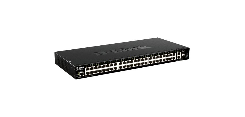D-Link DGS-1520-52/E commutateur réseau Géré L3 10G Ethernet (100/1000/10000) 1U Noir
