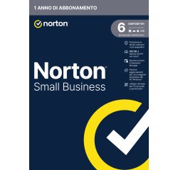 Norton Small Business | Protezione antivirus per piccole imprese e small office | 6 dispositivi | Licenza di 1 anno