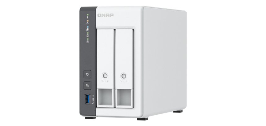 QNAP TS-216G server NAS e di archiviazione Tower Cortex-A Cortex-A55 4 GB HDD Bianco
