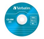 Verbatim CD-RW Colour 12x 700 MB 5 pz