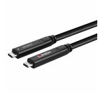 Lindy Câble Hybride Type C USB 3.2 10Gbit/s, 10m (4 Lanes)