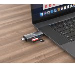 Equip 245460 lettore di schede USB 3.2 Gen 1 (3.1 Gen 1) Type-A/Type-C Grigio
