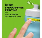 DYMO LetraTag Iron-On Fabric Labels | Authentic | 12 mm x 2 m Roll | Black Print on White | Iron-On Clothing Labels Ideal for Uniforms/Children's Clothing | for LetraTag Printers