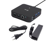 i-tec USB-C DP Dual HDMI Docking Station with Power Delivery 100 W + Universal Charger 100W