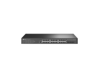 TP-Link JetStream TL-SG3428X-UPS commutateur réseau Géré L2+/L3 Gigabit Ethernet (10/100/1000) 1U Noir