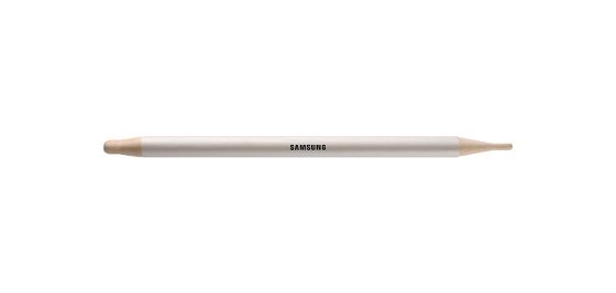 Samsung Flip Pen stylet Beige, Blanc