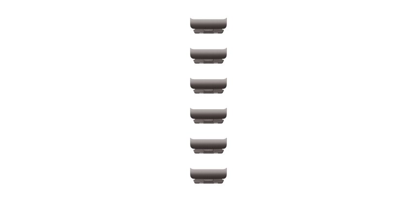 Apple MXML3ZM/A Accesorios para dispositivos vestibles inteligentes Band extension Gris Acero inoxidable