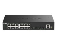 D-Link DGS-1530-20/E commutateur réseau Géré L2 Gigabit Ethernet (10/100/1000) Noir