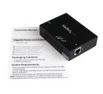 StarTech.com Répéteur Gigabit PoE+ à 1 port - Extendeur Power over Ethernet 802.3at et 802.3af - 100 m