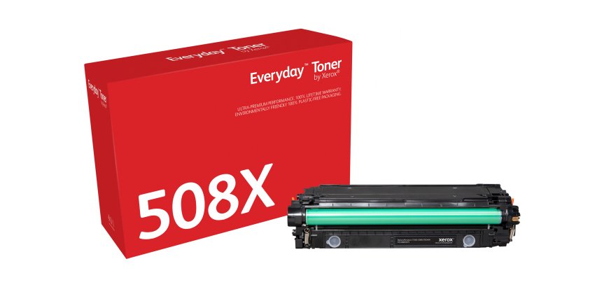 Toner Everyday™Negro di Xerox compatibile con HP 508X (CF360X), Capacidad alta