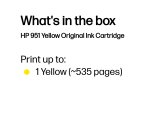 HP 951 Yellow Original Ink Cartridge