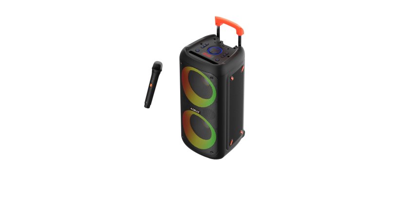 Celly PARTYSPEAKERWLM altoparlante portatile e per feste Altoparlante da festa Nero 40 W